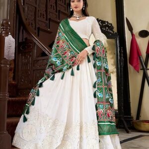 Georgette Embroidery Sequence Work Lehenga Choli